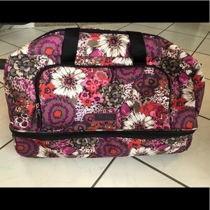 Rolling duffle suitcase by Vera Bradley